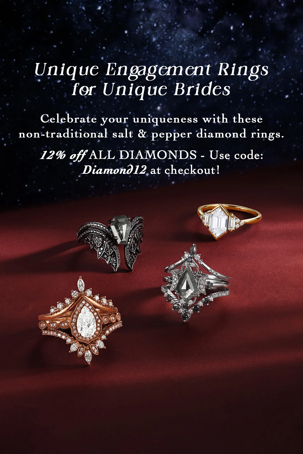 Unconventional Rings for Unique Love